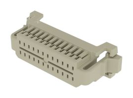 SAMTEC ISD1-12 RCPT HOUSING, 24POS, 2ROW, 2.54MM, WHT