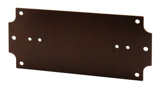 BOPLA 22000300 MOUNTING PLATE, 70X1.5MM, ABS, BLACK