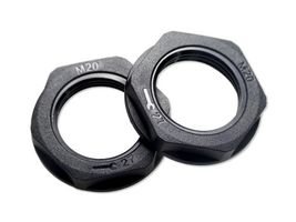 MULTICOMP PRO MP015357 GLAND LOCKNUT, NYL, M20X1.5, 5.7MM, BLK