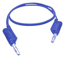 MUELLER ELECTRIC 22.170-.50M-6 BLUE PVC, STACKABLE BANANA PLUGS, 0.5M ROHS COMPLIANT: YES