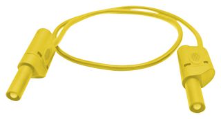 MUELLER ELECTRIC 22.421-1M-4 YELLOW PVC, SHROUDED STAC BANANA PLUGS ROHS COMPLIANT: YES