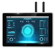 EDATEC ED-HMI2120-101C-1216 PANEL PC, 10.1" TFT LCD, 2GB, RPI CM4 ROHS COMPLIANT: YES