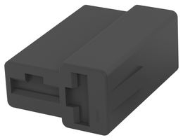 TE CONNECTIVITY - AMP 180907-5 CONN HOUSING, RCPT, 2P, NYLON6.6, BLACK