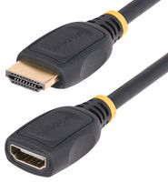 STARTECH HD2MF6FL CABLE ASSY, HDMI PLUG-RCPT, 2M, BLACK