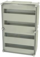 FIBOX MC EKUM 563818 T-3FSH 4X19M ENCLOSURE, MULTIPURPOSE, PC, GREY/CLEAR ROHS COMPLIANT: YES
