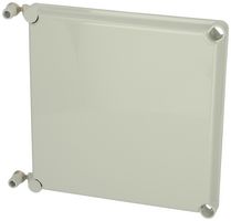 FIBOX EKO 30-G-2FSH HINGED COVER, LIGHT GREY, 30X280X280MM ROHS COMPLIANT: YES