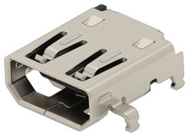 TE CONNECTIVITY 2494822-1 HDMI CONN, R/A RCPT, 19POS, PCB