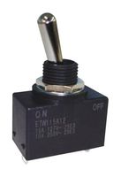 NIDEC COMPONENTS ETW115A12 TOGGLE SW, SPST, 15A, 127VAC, PANEL ROHS COMPLIANT: YES