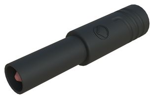 HIRSCHMANN TEST AND MEASUREMENT 973610100 SAFETY ADAPTER, 4MM PLUG-2MM RCPT, BLACK ROHS COMPLIANT: YES