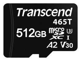 TRANSCEND TS512GUSD465T SDXC CARD, UHS-I, CLASS 2/30, 512GB ROHS COMPLIANT: YES