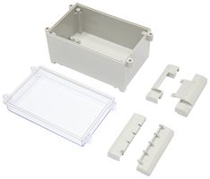 MULTICOMP PRO MP015492 ENCLOSURE, MULTIPURPOSE, ABS, PC, GREY ROHS COMPLIANT: YES