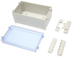 MULTICOMP PRO MP015495 ENCLOSURE, MULTIPURPOSE, ABS, PC, GREY ROHS COMPLIANT: YES