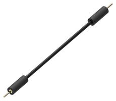 MULTICOMP PRO MP-M-M-10-BL TEST LEAD PLUG, M-M, 0.8MMX100MM, BLACK ROHS COMPLIANT: YES