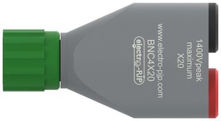 MULTICOMP PRO MP-BNC-BJ-X20 ATTENUATOR, BNC PLUG-2X 4MM JACK, X20 ROHS COMPLIANT: YES
