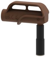 MULTICOMP PRO MP-RA10MAG-BRO MAGNETIC ADPTR 10MM, R/A SCKT 4MM, BRWN