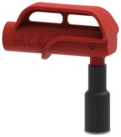 MULTICOMP PRO MP-RA11MAG-R MAGNETIC ADPTR 11MM, R/A SCKT 4MM, RED