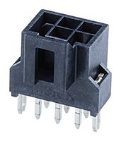 MOLEX 105312-1106 CONN, PCB HEADER, 6P, 2R, 2.5MM, TH ROHS COMPLIANT: YES