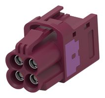 TE CONNECTIVITY 2474521-4 RF CONN, R/A MINI FAKRA JACK, 4PORT, CLT