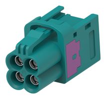 TE CONNECTIVITY 2474521-7 RF CONN, R/A MINI FAKRA JACK, 4PORT, BLU