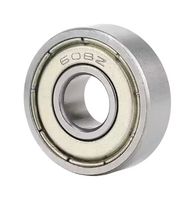 MULTICOMP PRO MP-608-ZZ DEEP GROOVE BEARING, 8X22X7MM, STEEL ROHS COMPLIANT: NA