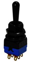 APEM 12147AGX408 TOGGLE SWITCH, DPDT, 4A, 30VDC ROHS COMPLIANT: YES
