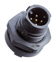 AMPHENOL LTW AU-06PMMS-QC8001 INDUSTRIAL CIR CONN, PLUG, 6POS, PANEL ROHS COMPLIANT: YES