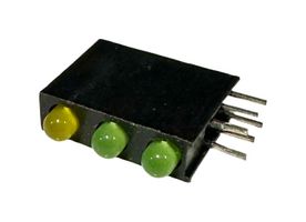 MULTICOMP PRO BL-51YGG-3 CKT BOARD IND, YEL/GRN, 80/80MCD, T-1