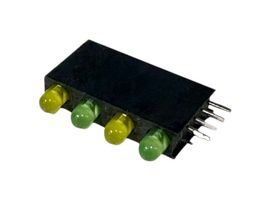 MULTICOMP PRO BL-34YGYG-4 CKT BOARD IND, YEL/GRN, 80/80MCD, T-1