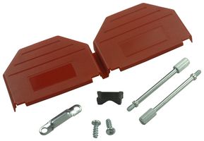 MH CONNECTORS MHDPPK25-R-K D SUB BACKSHELL, NYLON (PA) BODY, DB