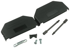 MH CONNECTORS MHDPPK37-K CONNECTOR BACKSHELL, POLYAMIDE