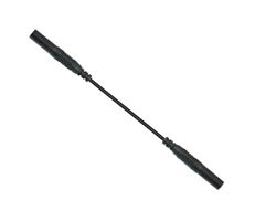 MUELLER ELECTRIC 22.311-1M-0 SHROUDED 4MM BANANA PLUG-PLUG, BLK, 1M ROHS COMPLIANT: YES