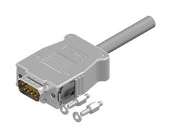 AMPHENOL CONEC 16-512350 CABLE ASSY, 9P, D SUB PLUG-FREE END, 5M ROHS COMPLIANT: YES