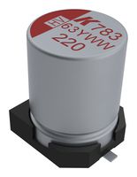 KEMET A783MS687M1ELAS014 POLYMER CAP, 680UF, 25V, RADIAL CAN, SMD
