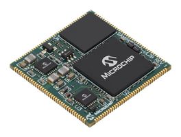 MICROCHIP SAM9X60D1G-I/LZB SYSTEM ON MODULE, 1GB, 600MHZ, LINUX ROHS COMPLIANT: YES