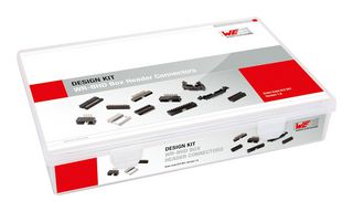 WURTH ELEKTRONIK 612001 DESIGN KIT, BOX HDR & FLAT CABLE, 122PC ROHS COMPLIANT: YES