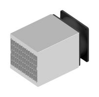 FISCHER ELEKTRONIK LA 17 150 230 FAN COOLED HEAT SINK, 160 M3/H, 230VAC ROHS COMPLIANT: YES