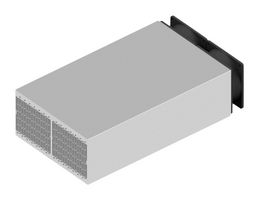 FISCHER ELEKTRONIK LA 18 400 230 FAN COOLED HEAT SINK, 160 M3/H, 230VAC ROHS COMPLIANT: YES