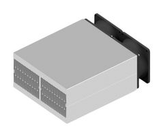 FISCHER ELEKTRONIK LA 22 200 230 FAN COOLED HEAT SINK, 75 M3/H, 230VAC ROHS COMPLIANT: YES