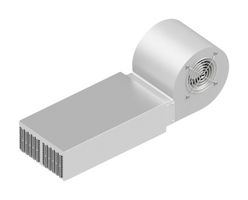 FISCHER ELEKTRONIK LA 25 300 230 FAN COOLED HEAT SINK, 435 M3/H, 230VAC ROHS COMPLIANT: YES
