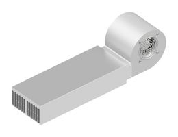 FISCHER ELEKTRONIK LA 25 400 230 FAN COOLED HEAT SINK, 435 M3/H, 230VAC ROHS COMPLIANT: YES