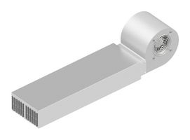 FISCHER ELEKTRONIK LA 25 500 230 FAN COOLED HEAT SINK, 435 M3/H, 230VAC ROHS COMPLIANT: YES