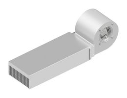 FISCHER ELEKTRONIK LA 26 400 FAN COOLED HEAT SINK, 435 M3/H, 230VAC ROHS COMPLIANT: YES