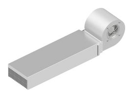 FISCHER ELEKTRONIK LA 26 500 FAN COOLED HEAT SINK, 435 M3/H, 230VAC ROHS COMPLIANT: YES