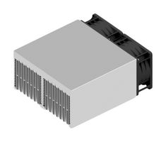FISCHER ELEKTRONIK LA 35 150 12 FAN COOLED HEAT SINK, 222 M3/H, 12VDC ROHS COMPLIANT: YES