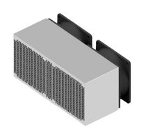 FISCHER ELEKTRONIK LA HB 2 100 230 FAN COOLED HEAT SINK, 160 M3/H, 230VAC ROHS COMPLIANT: YES