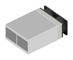 FISCHER ELEKTRONIK LA V 22 200 230 FAN COOLED HEAT SINK, 75 M3/H, 230 VAC ROHS COMPLIANT: YES