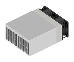 FISCHER ELEKTRONIK LA V 35 150 12 FAN COOLED HEAT SINK, 222M3/H, 12VDC ROHS COMPLIANT: YES
