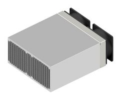 FISCHER ELEKTRONIK LA V HB 2 250 230 FAN COOLED HEAT SINK, 160 M3/H, 230VAC ROHS COMPLIANT: YES