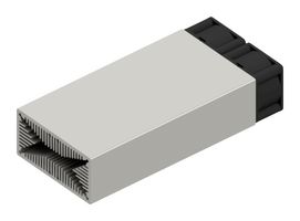 FISCHER ELEKTRONIK LAM 4 D 150 12 FAN COOLED HEAT SINK, 24M3/H, 12VDC ROHS COMPLIANT: YES