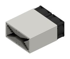 FISCHER ELEKTRONIK LAM 4 D 75 5 FAN COOLED HEAT SINK, 10M3/H, 5VDC ROHS COMPLIANT: YES